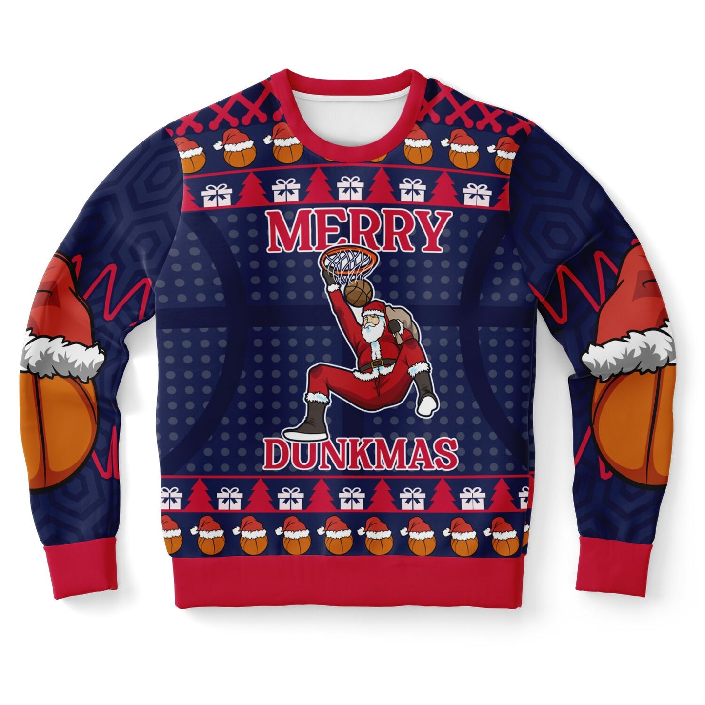 Merry Dunkmas Basketball Sweatshirt