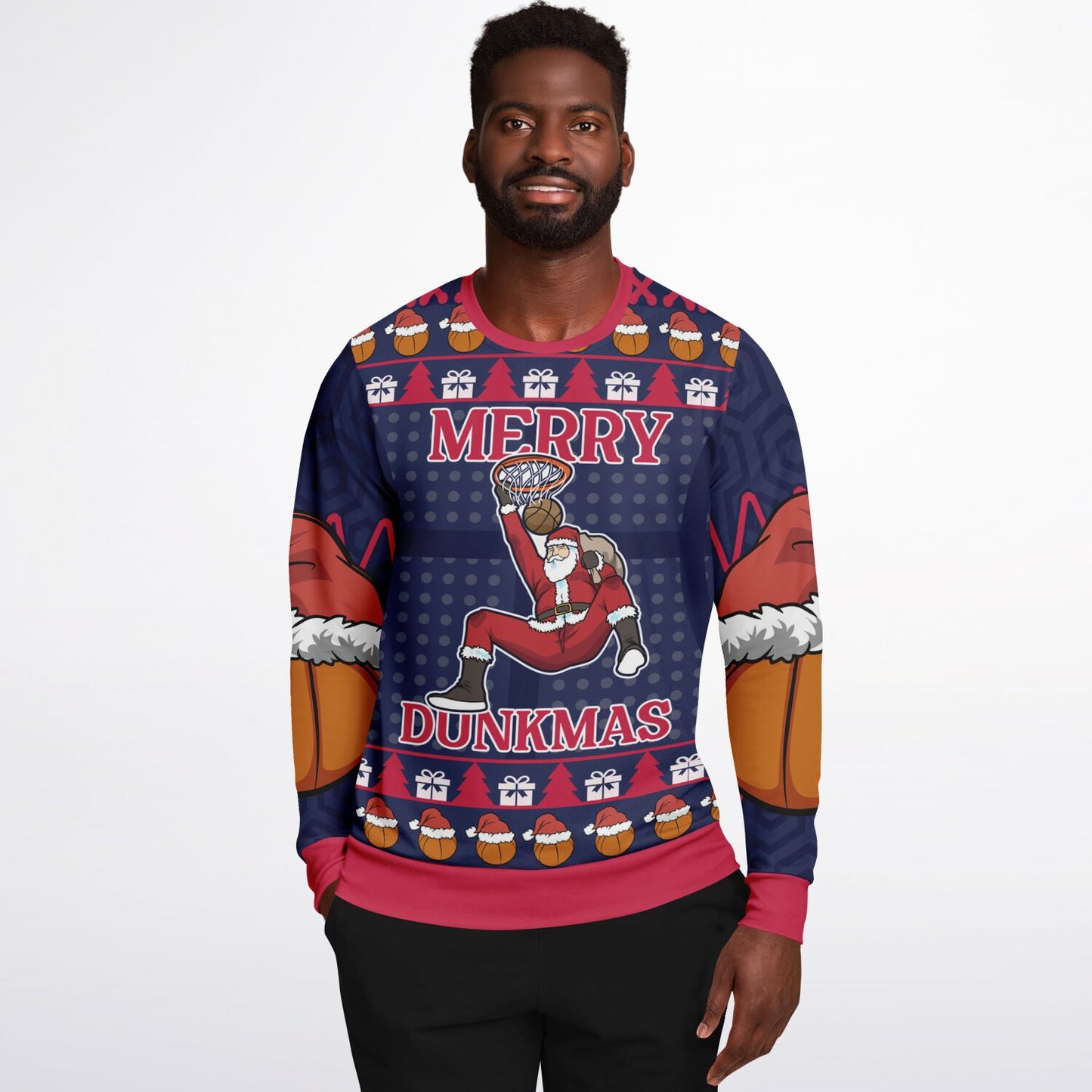 Merry Dunkmas Basketball Sweatshirt