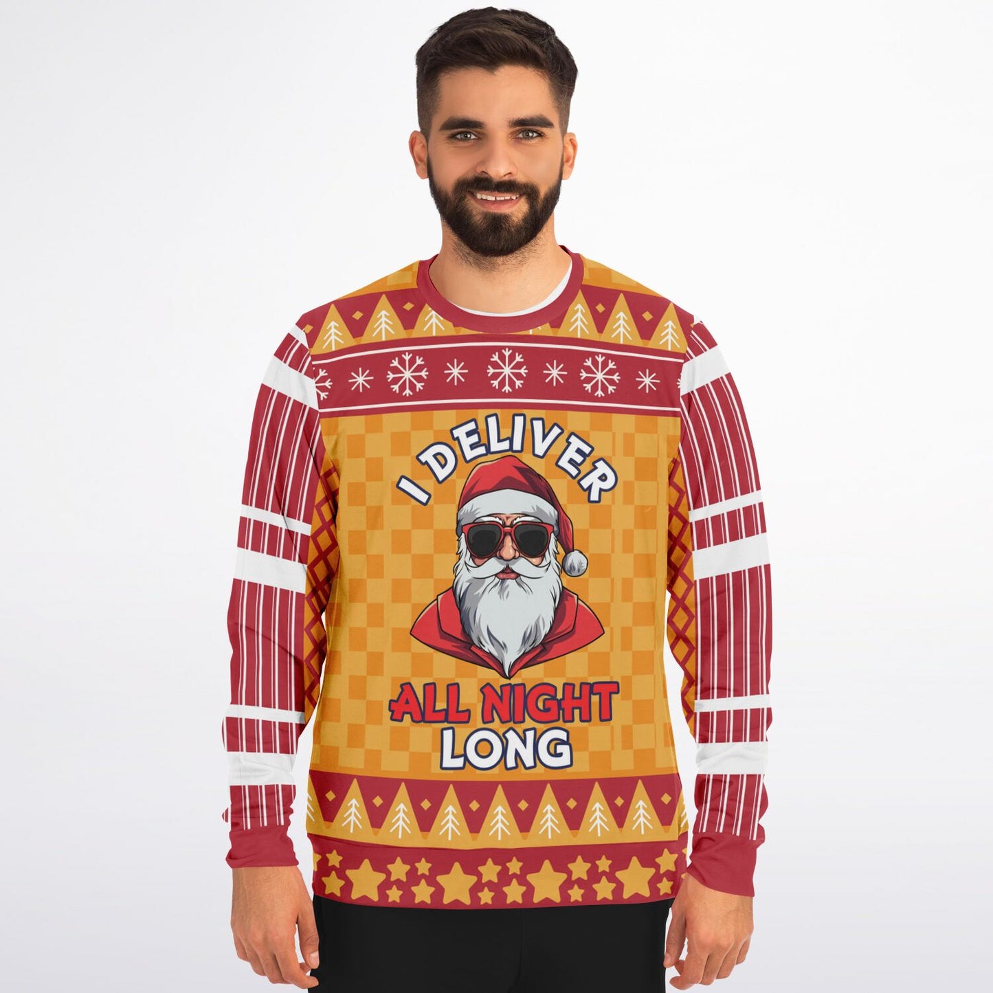 I Deliver All Night Long Holiday Sweatshirt