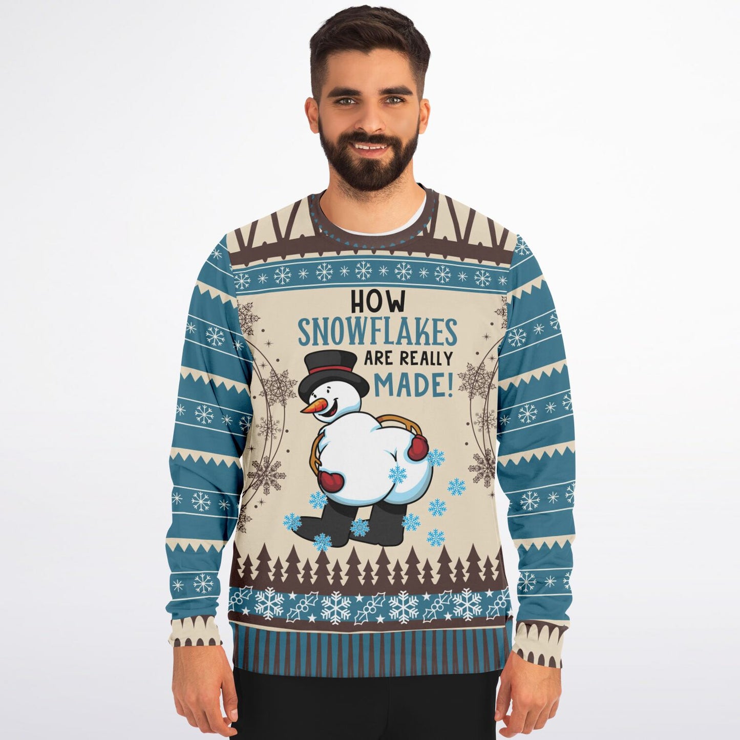 How Snowflakes Are Really Made Sweatshirt