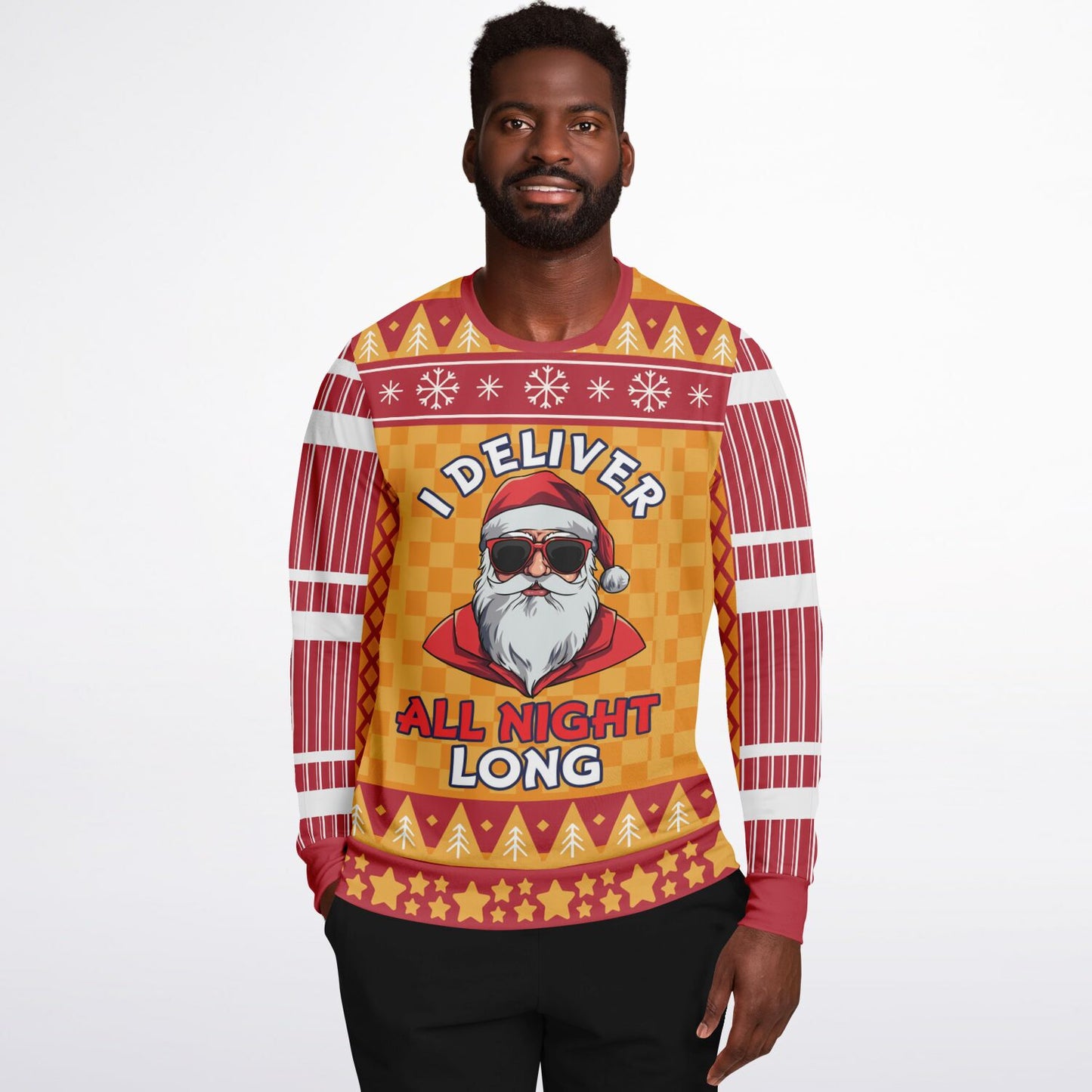 I Deliver All Night Long Holiday Sweatshirt