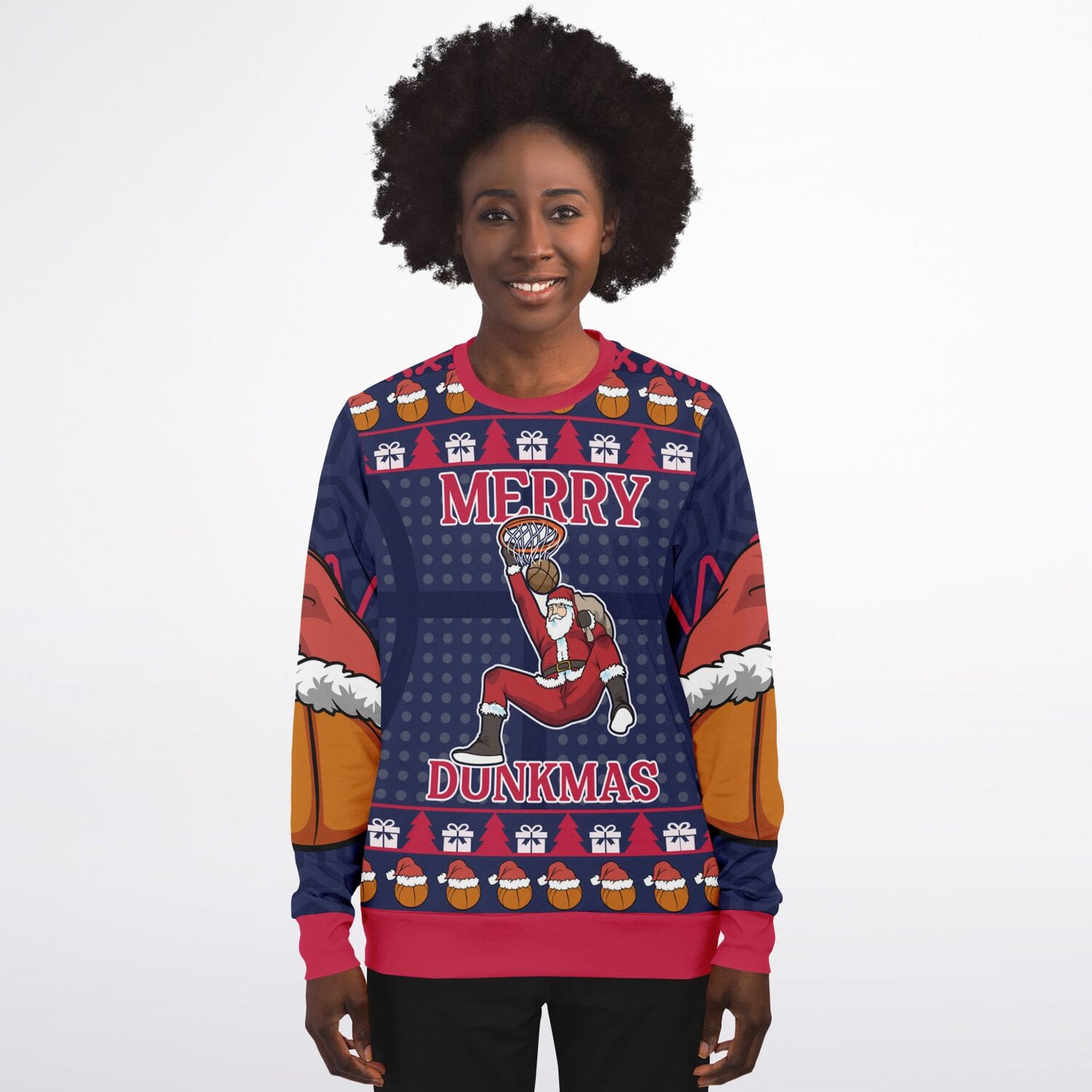 Merry Dunkmas Basketball Sweatshirt