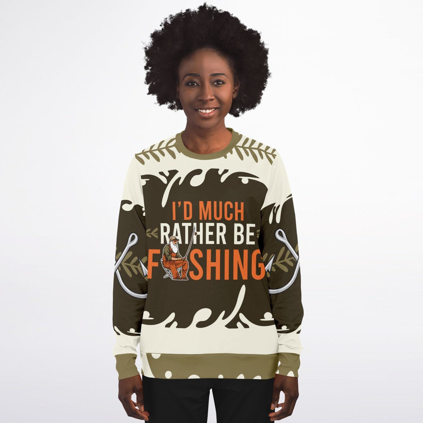 I’d Much Rather Be Fishing Sweatshirt