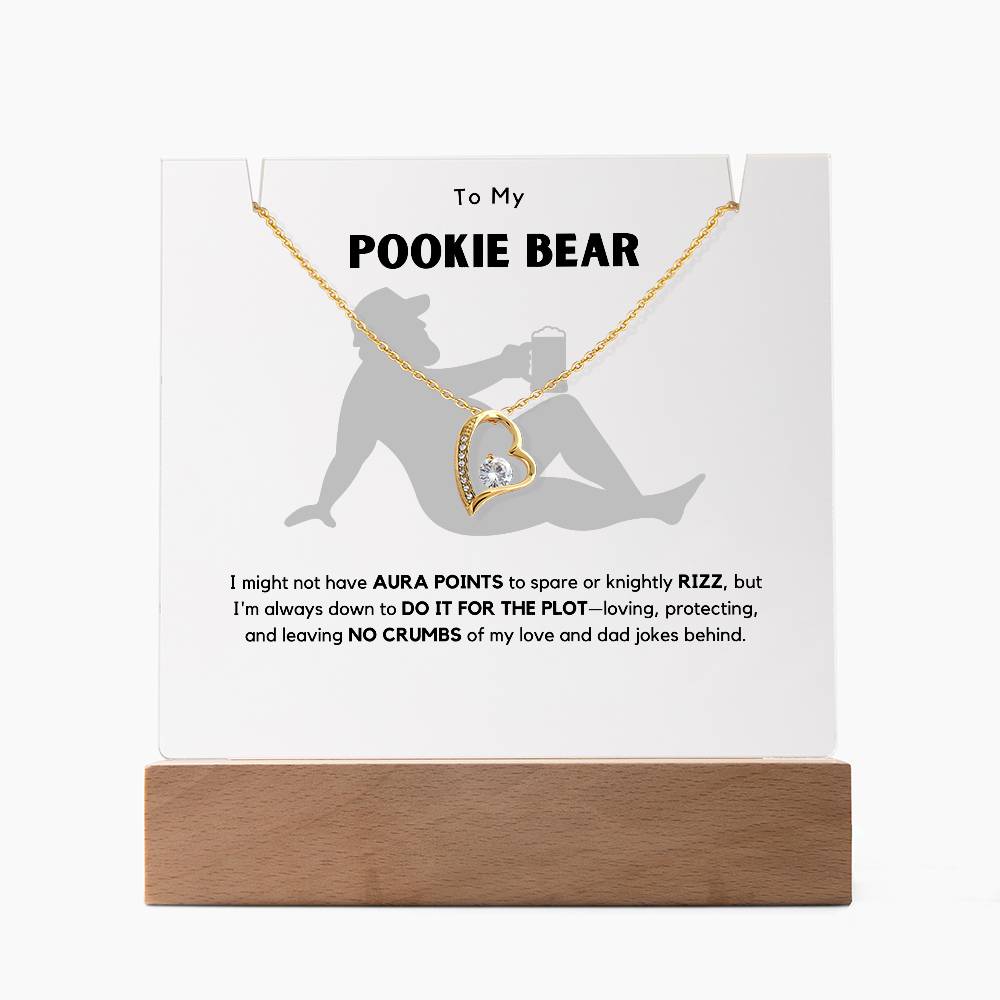 Hilarious Pookie Bear (Daughter) Acrylic Plaque + Necklace