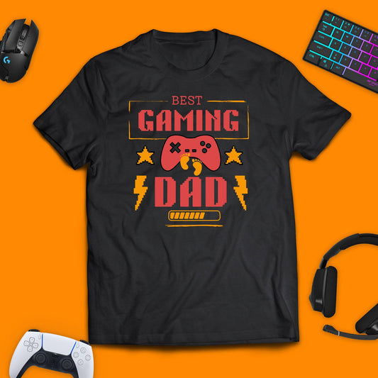 Best Gaming Dad T - shirt - chaosandthunder