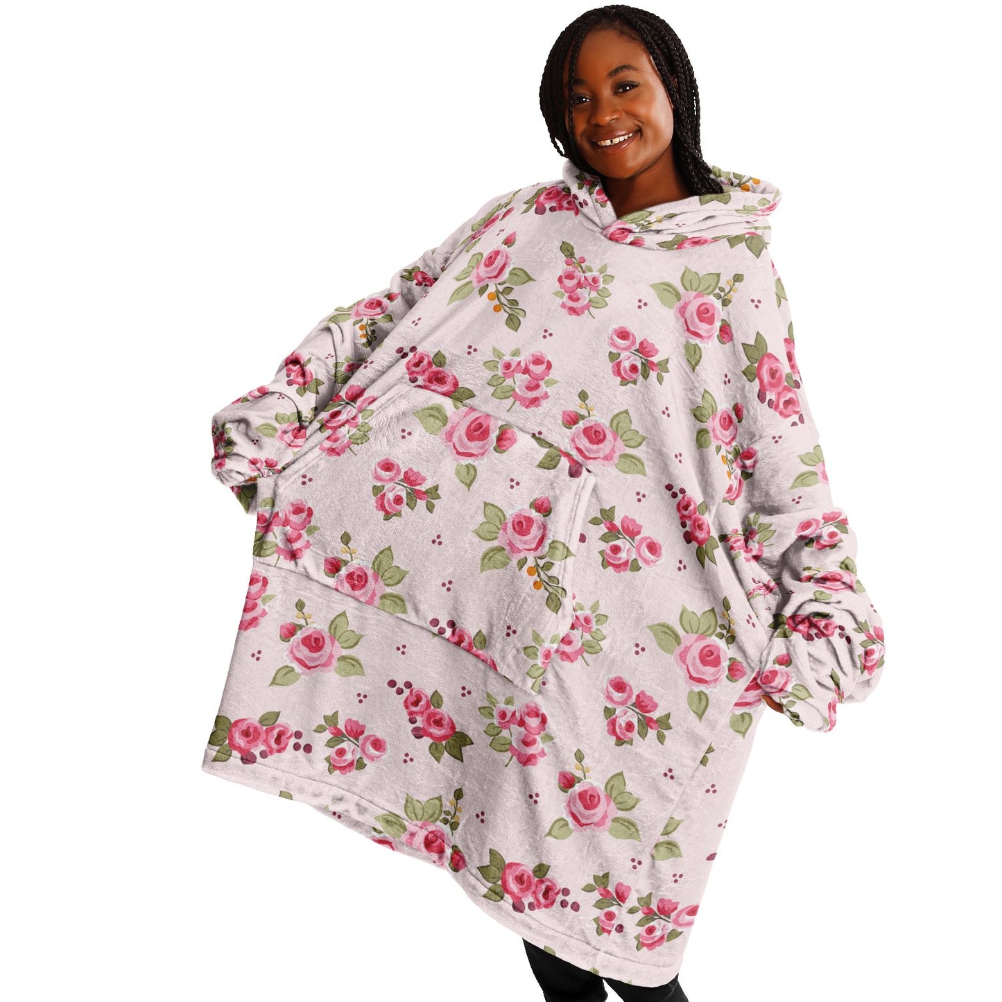 Coquette Hooded Blanket Perfect for Valentine's Day, Galentine's Day, Birthdays or Anniversaries - chaosandthunder