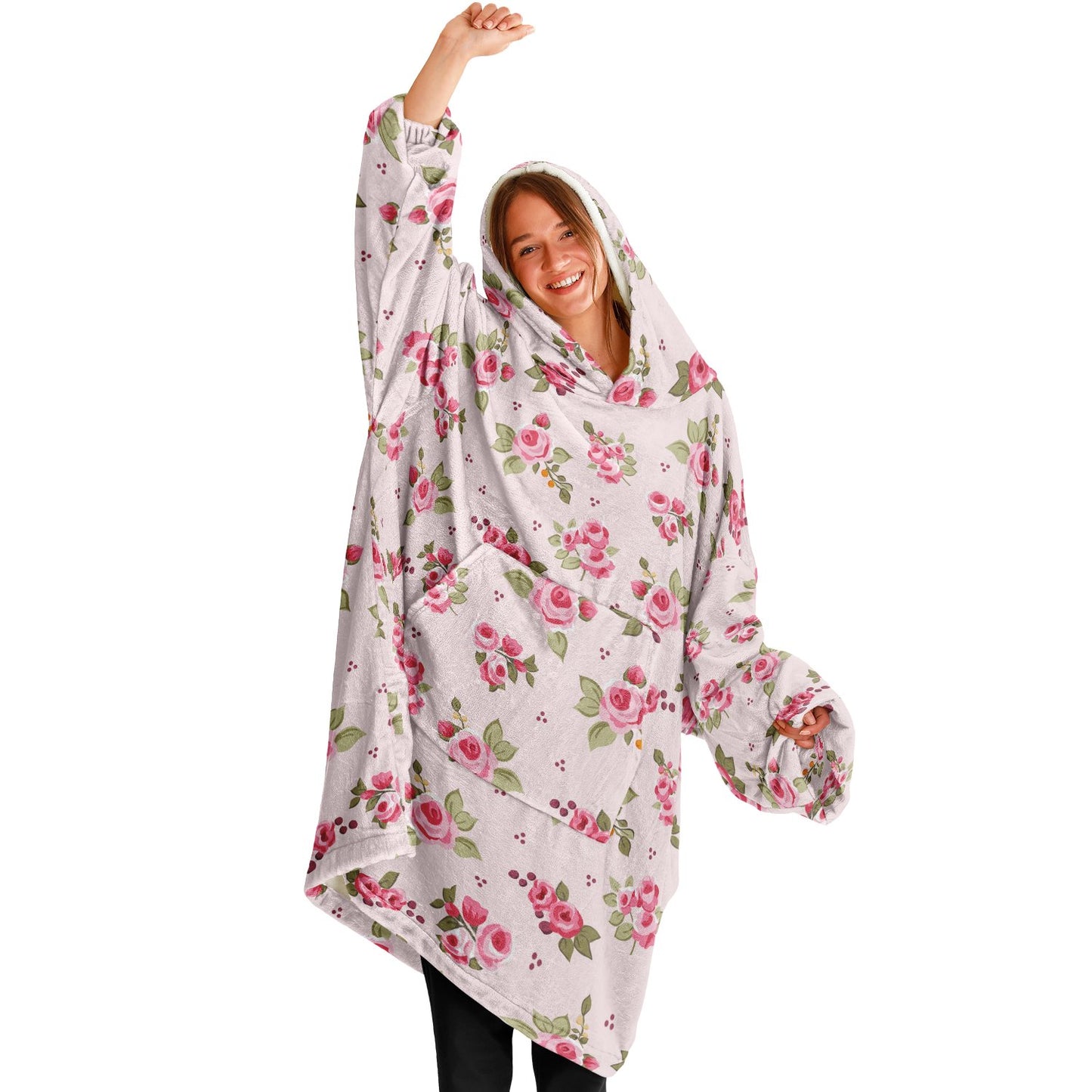 Coquette Hooded Blanket Perfect for Valentine's Day, Galentine's Day, Birthdays or Anniversaries - chaosandthunder
