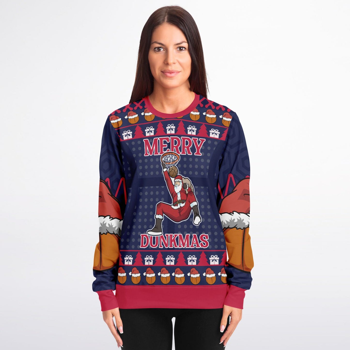 Merry Dunkmas Basketball Sweatshirt