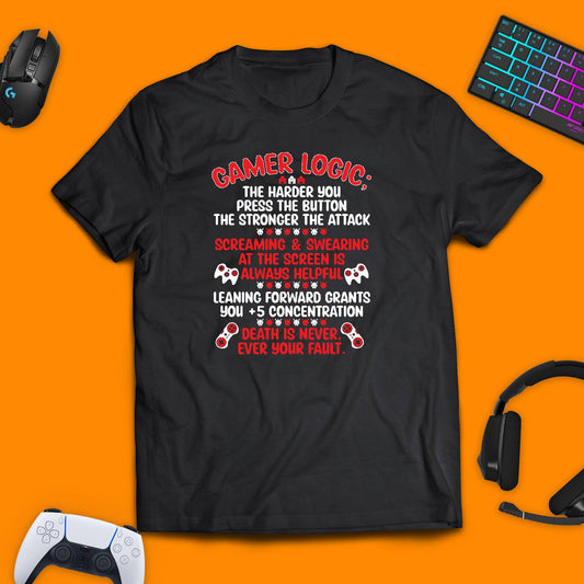 Gamer Logic T - Shirt - chaosandthunder