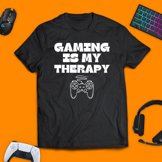 Gaming is My Therapy T - Shirt - chaosandthunder