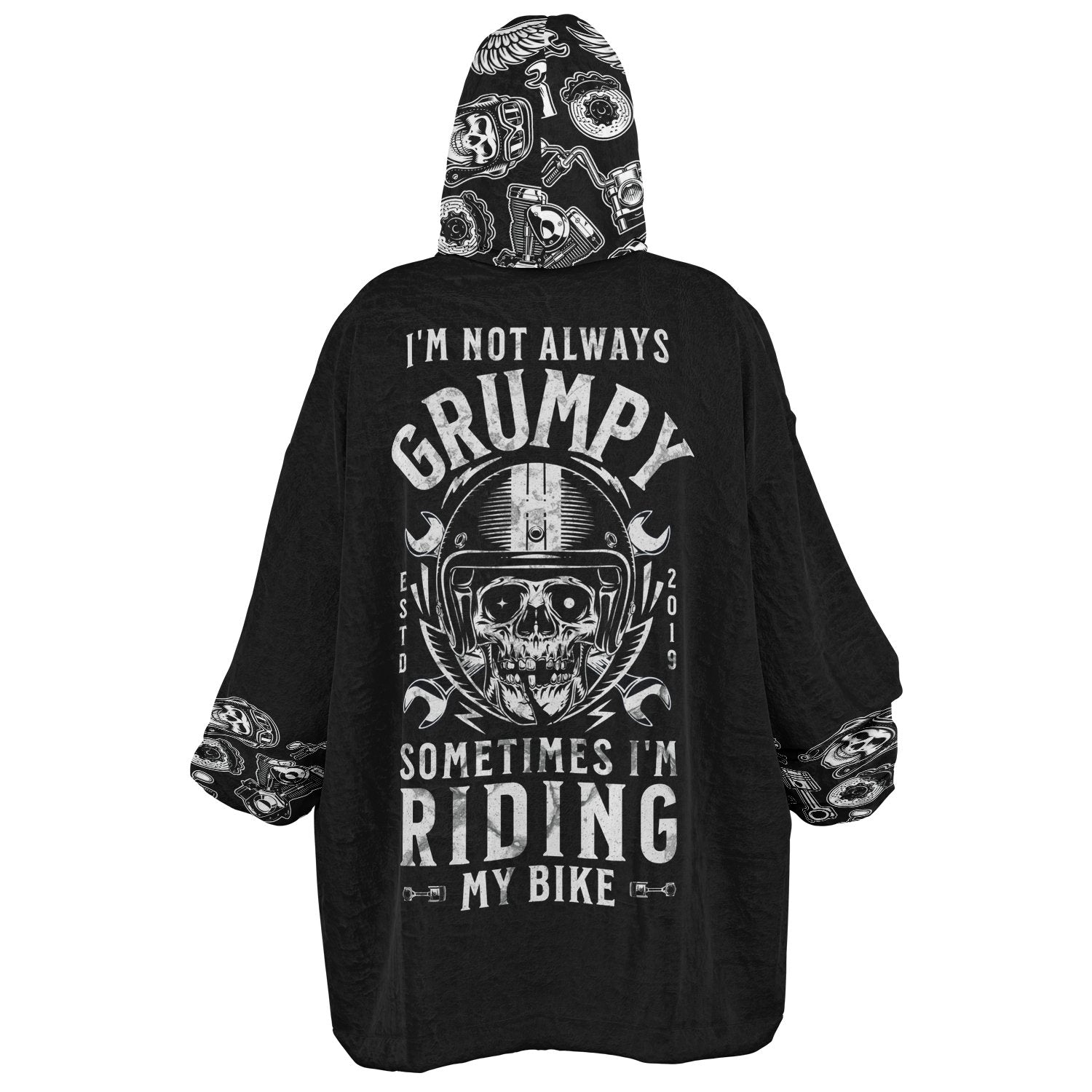 Grumpy Biker Super Hoodie - Available for a Strictly Limited Time ⏰ - chaosandthunder