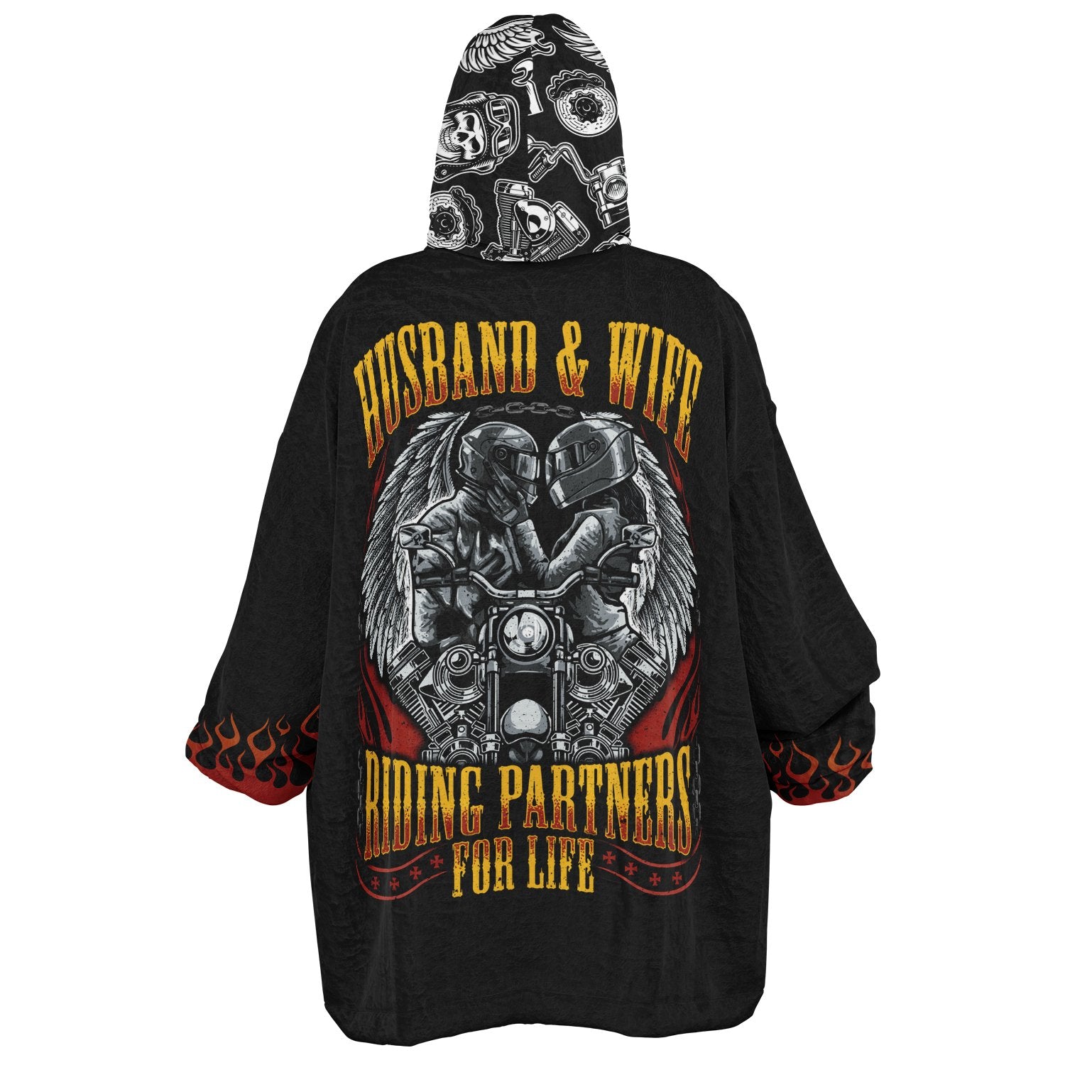 Husband & Wife Riding Partners Super Hoodie - Available for a Strictly Limited Time ⏰ - chaosandthunder