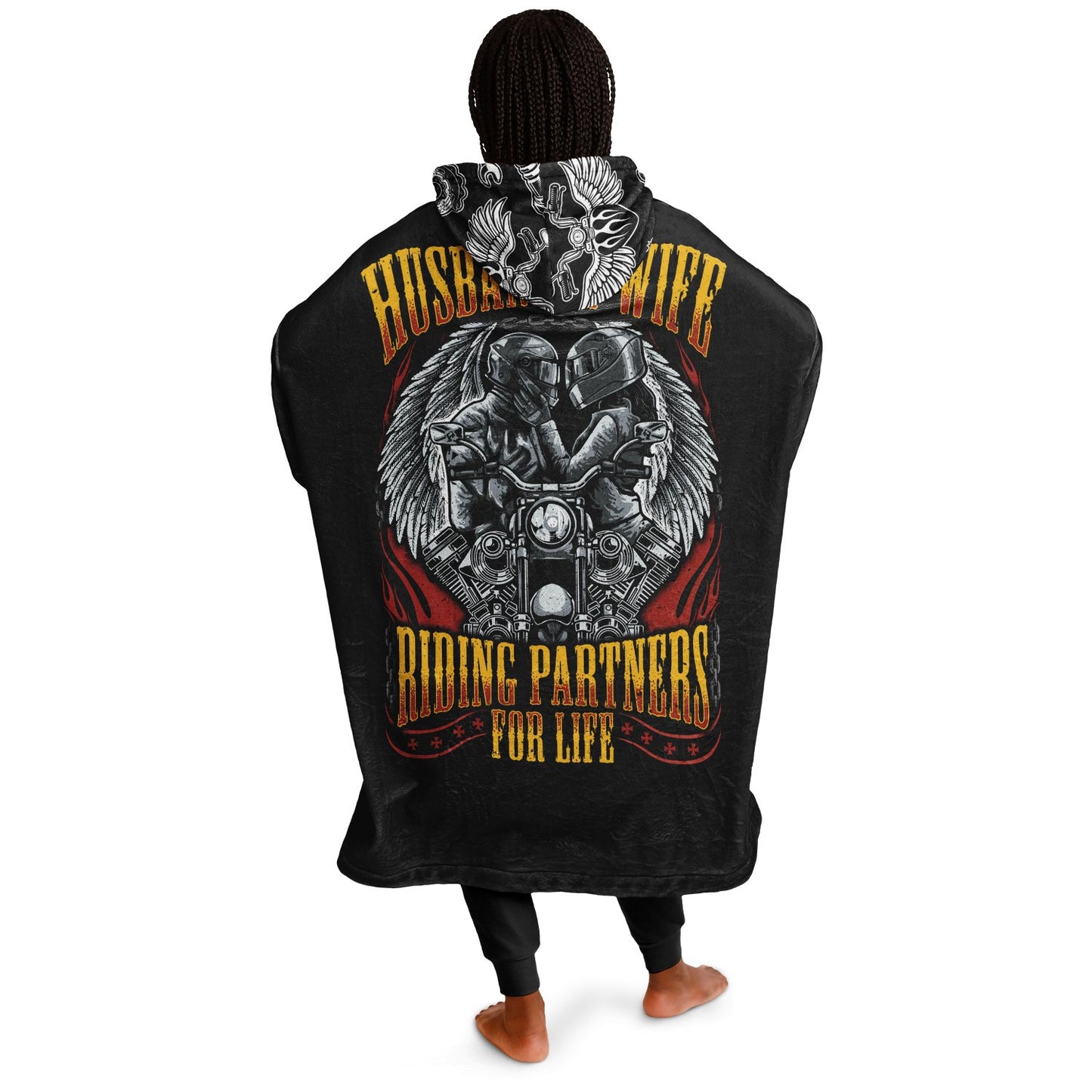 Husband & Wife Riding Partners Super Hoodie - Available for a Strictly Limited Time ⏰ - chaosandthunder