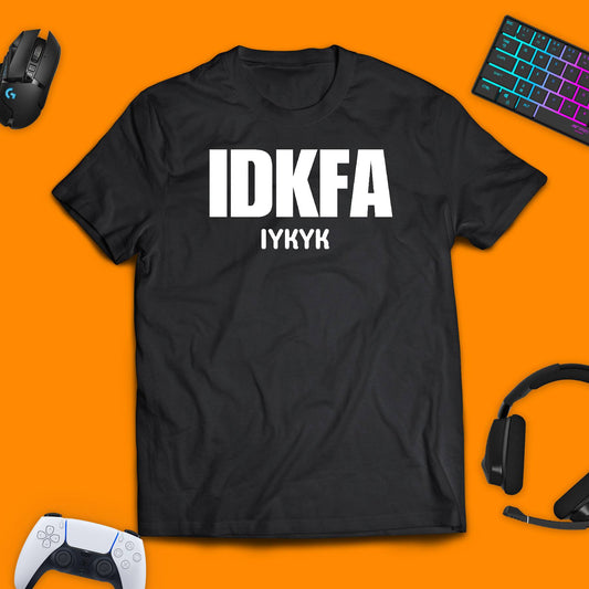 IDKFA Gaming T - shirt - chaosandthunder