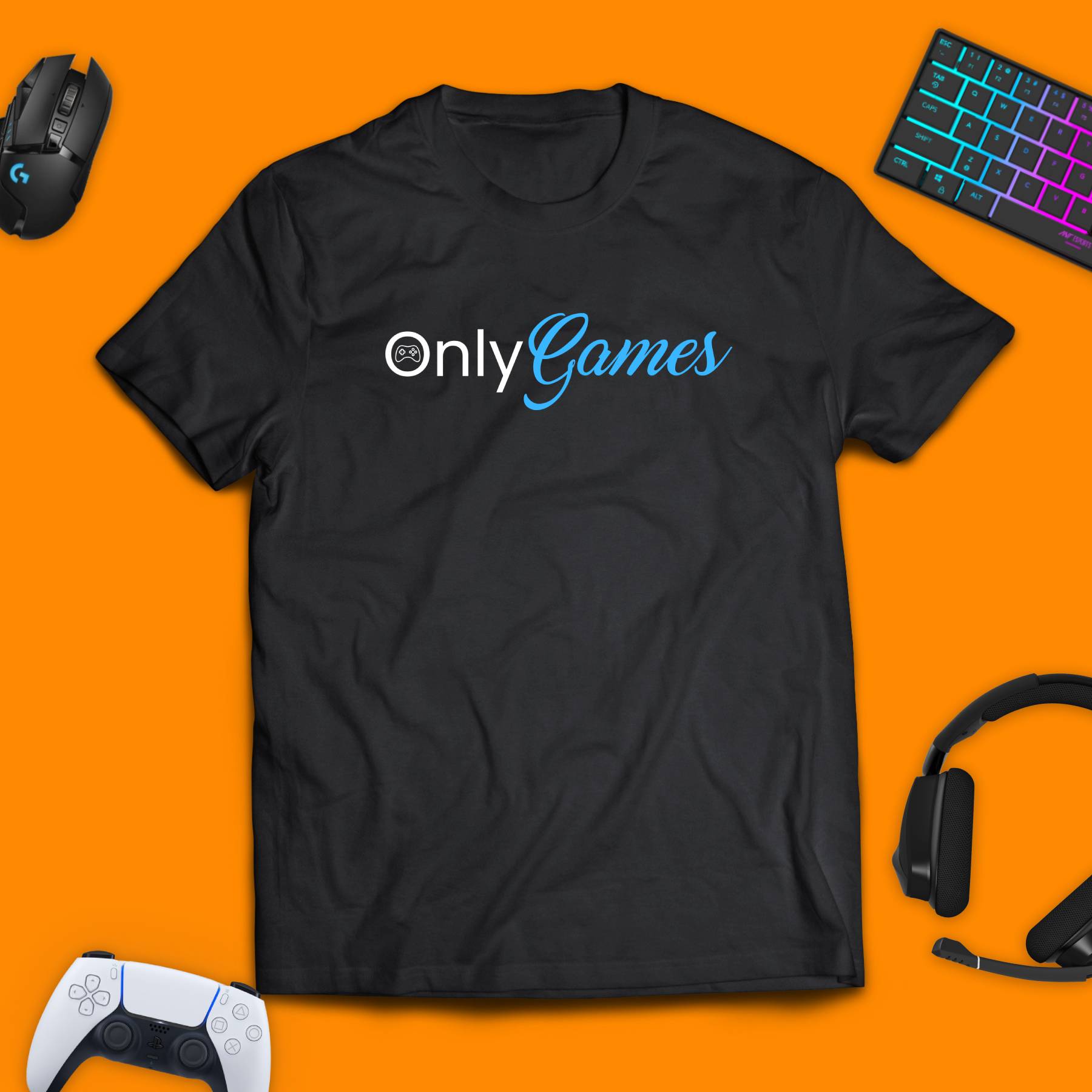 Only Games T - Shirt - chaosandthunder