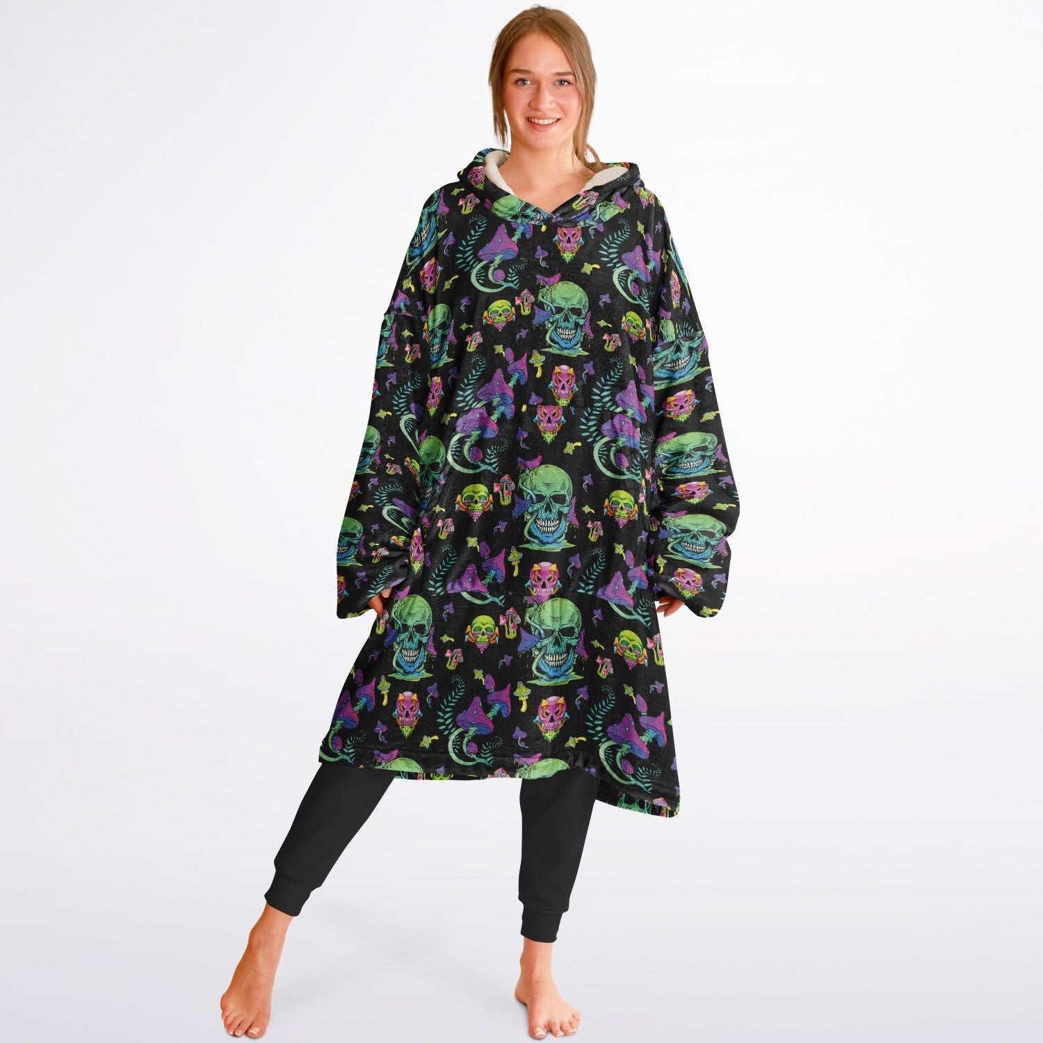 Psychedelic Mushie Snug SuperHoodie - Limited Edition Buy 2 & Get FREE Shipping - chaosandthunder