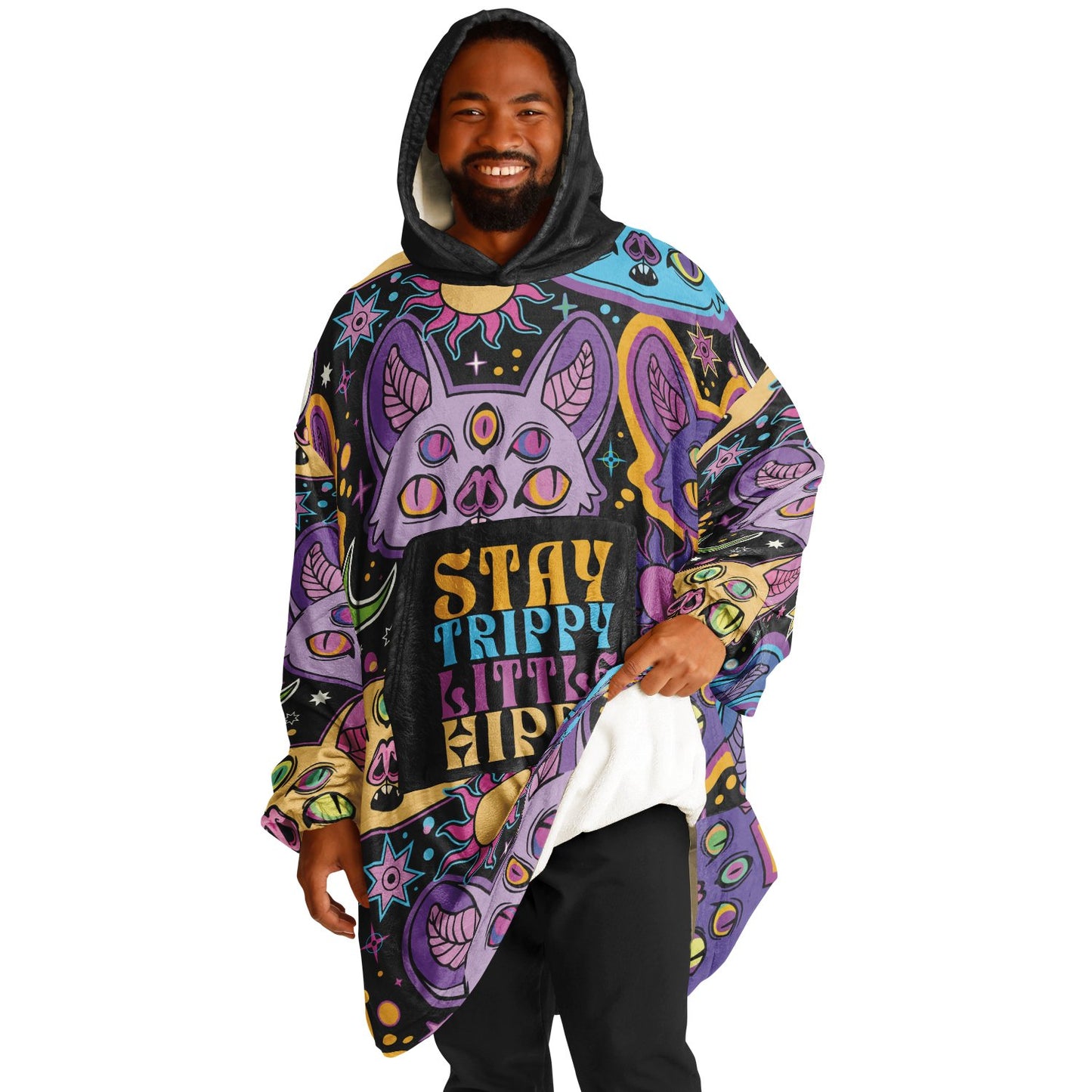 Stay Trippy Little Hippy Super Hoodie - Available for a Strictly Limited Time - Buy 2 & Get FREE Shipping - chaosandthunder