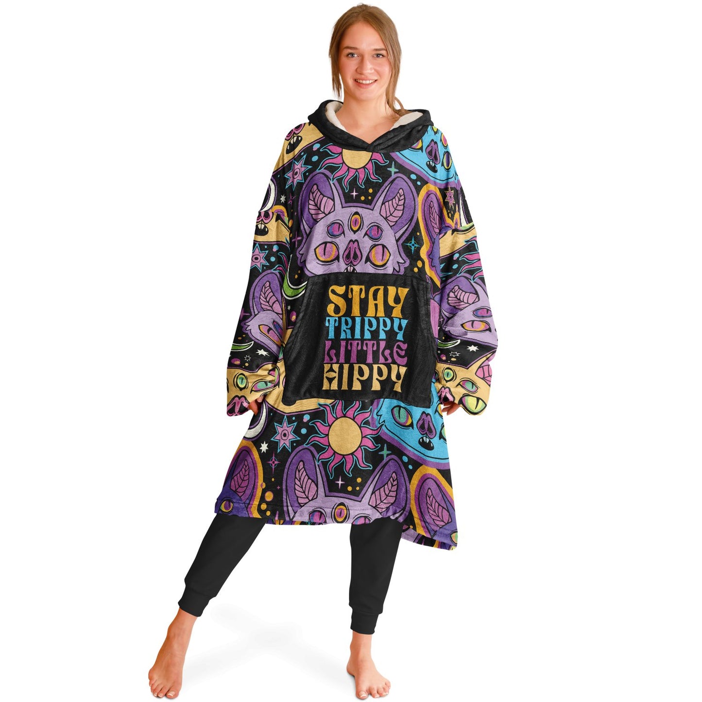 Stay Trippy Little Hippy Super Hoodie - Available for a Strictly Limited Time - Buy 2 & Get FREE Shipping - chaosandthunder