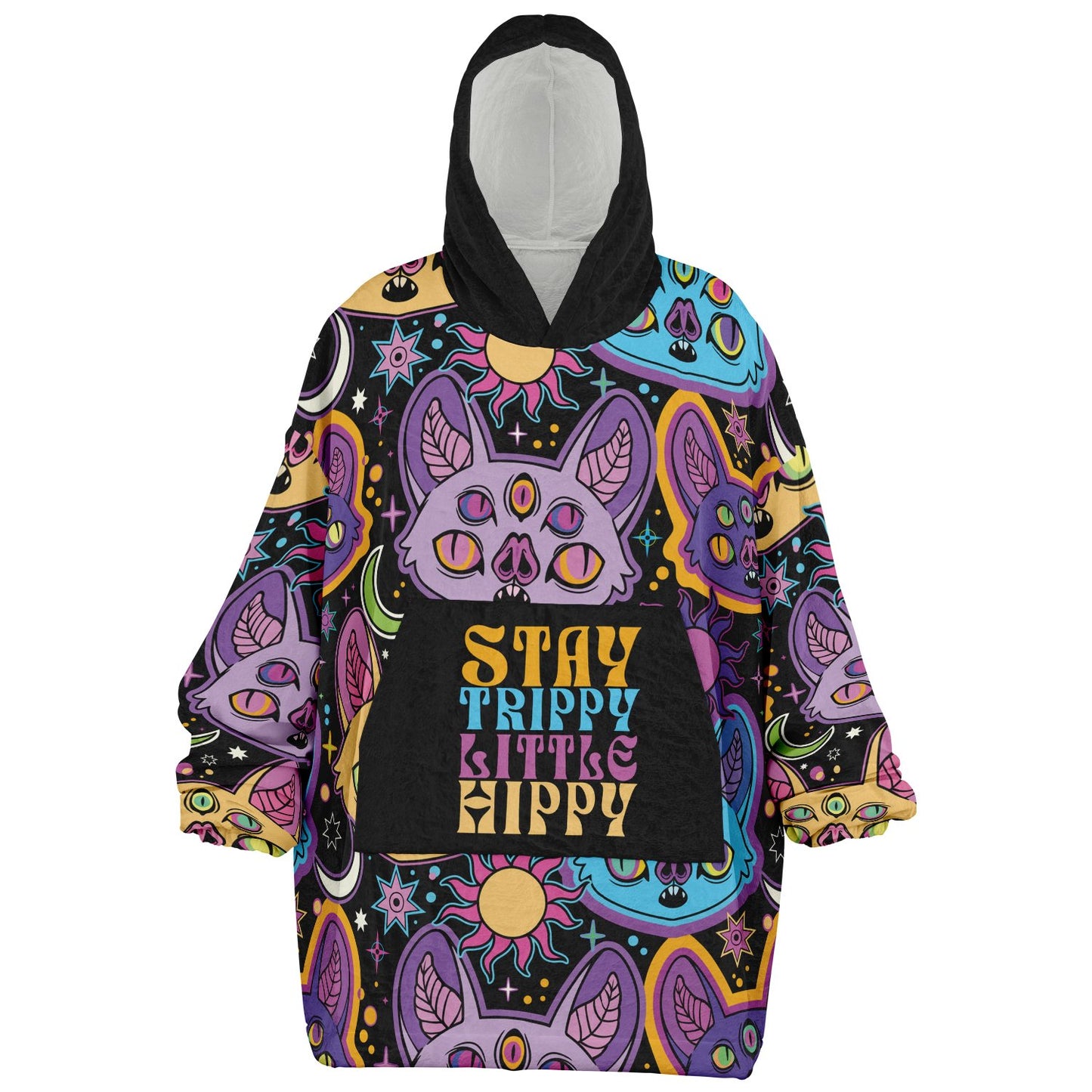 Stay Trippy Little Hippy Super Hoodie - Available for a Strictly Limited Time - Buy 2 & Get FREE Shipping - chaosandthunder